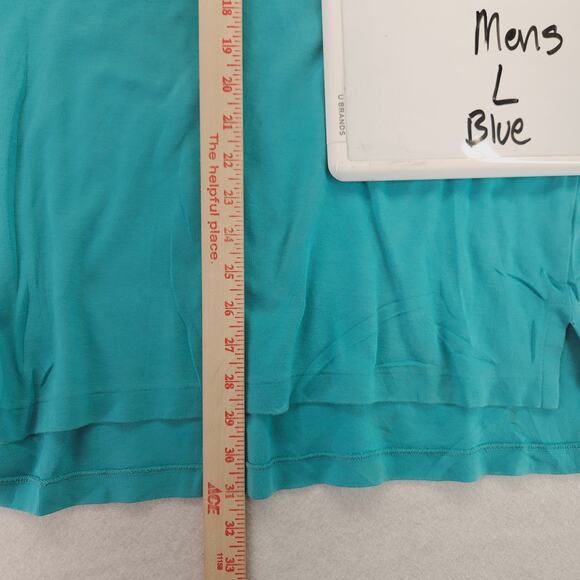 Polo by Ralph Lauren Collared Short Sleeve Polo Shirt Adult Mens Size L Blue - Picture 8 of 9